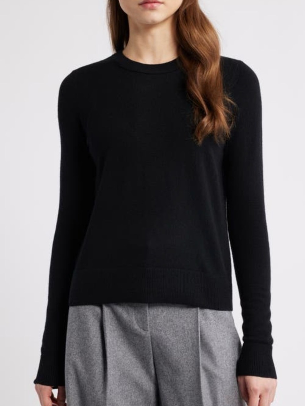 Vince 100% Cashmere Sweater Black Crewneck XS